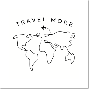 Travel More v1 Posters and Art